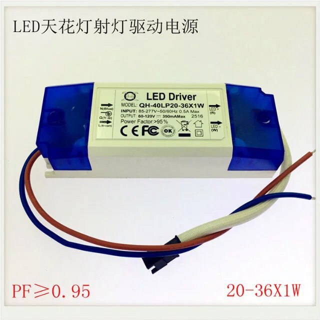 1pc 20-36W AC85-277V LED ̹ 20-36x1W 350mA DC60-..